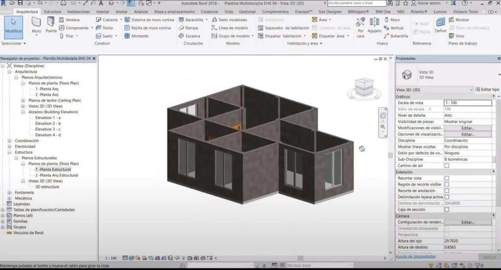 modelo revit